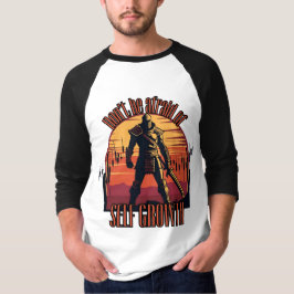 Camiseta Não tenha medo do crescimento pessoal | Troque mot