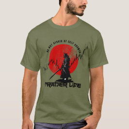 Camiseta Não tenha medo | Motivação de Trader | Samurai
