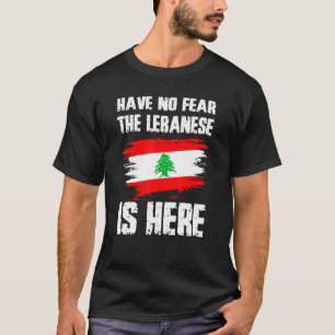 Camiseta Não Tenha Medo O Libanês Está Aqui Orgulho Da Band