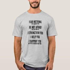 Camiseta Não Tenhas Medo Isaías 41:10