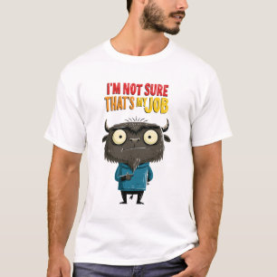 Camiseta Não Tenho Certeza Se Esse é o Meu Trabalho Funny Y