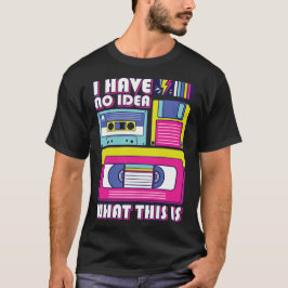 Camiseta Não tenho ideia do que seja isto Roupa temática do