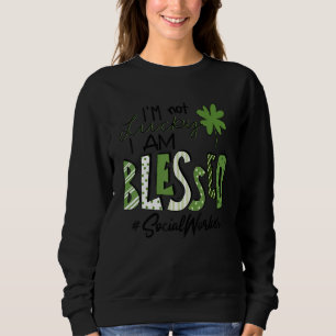 Camiseta Não tenho sorte de ser abençoado assistente social
