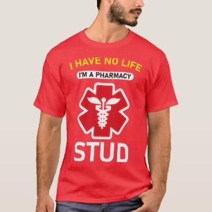 Camiseta Não tenho vida de ix27m um estudo de farmácia 2
