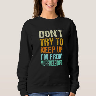 Camiseta Não Tente Continuar O Humor De Murfreesboro Tennes