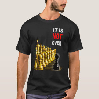 Camiseta Não Terminou – Motivação Xadrez Peão Preto Desig