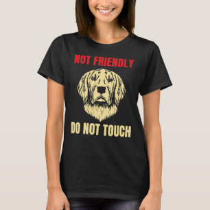 Camiseta Não Tocar Com Amizade Em Ouro, Nunca Se Divertir.