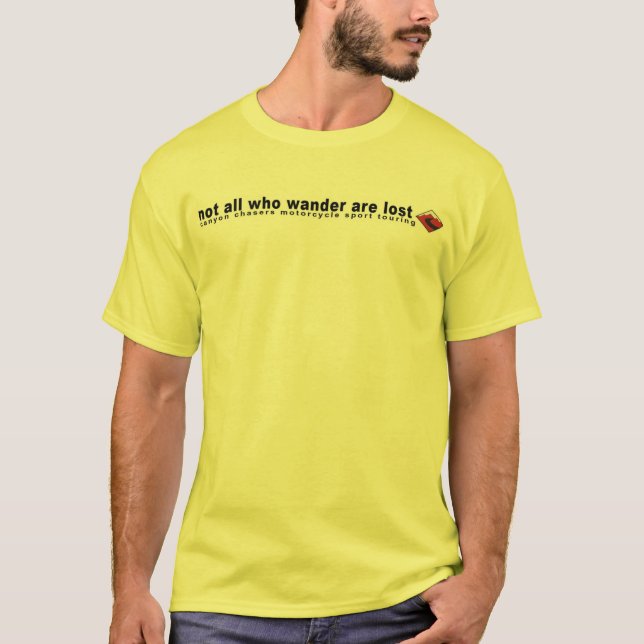 Camiseta não todos que vagueiam são perdidos (Frente)