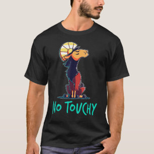 Camiseta Não Toque Cavalos Para Meninos Crianças