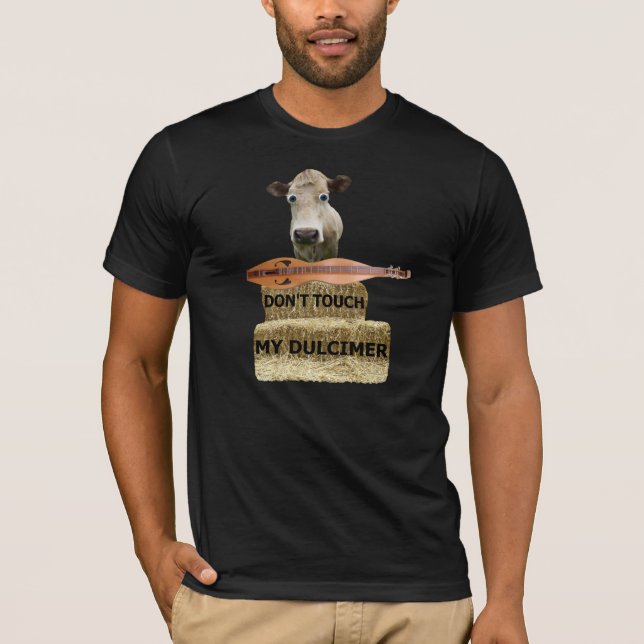 CAMISETA NÃO TOQUE EM MEU DULCIMER-T-SHIRT (Frente)