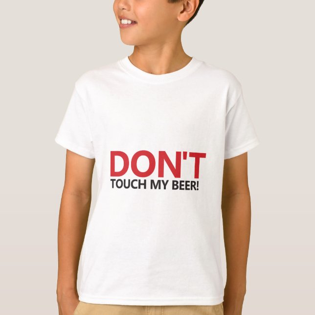 Camiseta Não Toque em Minha Cerveja (Frente)