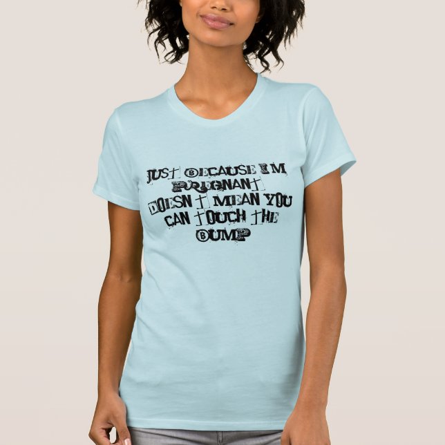 Camiseta não toque na colisão (Frente)