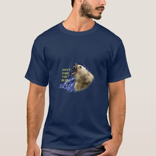 Camiseta Não toque o urso (Frente)
