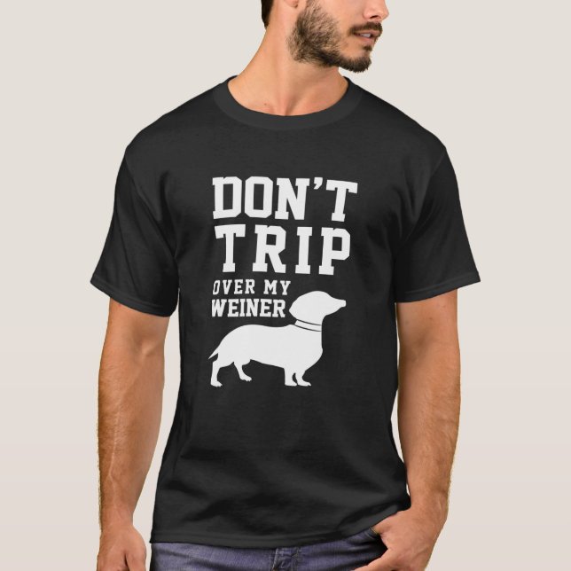 Camiseta Não tropece no meu humor, dizendo "Pet T" (Frente)