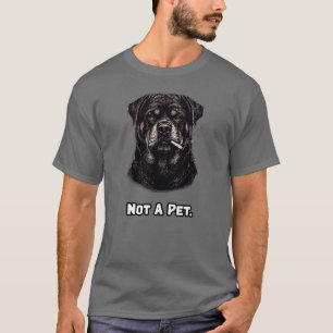 Camiseta Não um Amigo Leal Cão Guardião Amante de Cães