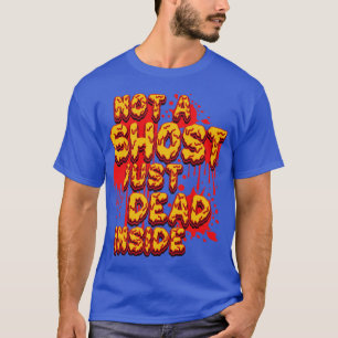 Camiseta Não Um Espírito Apenas Morto Dia de as Bruxas engr