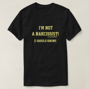 Camiseta Não Um Narcisista