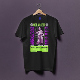 Camiseta Não um perdedor, mas um vencedor