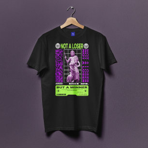 Camiseta Não um perdedor, mas um vencedor