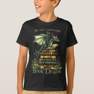 Camiseta Não um verme de livro fantasia engraçada amantes d