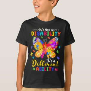 Camiseta Não uma deficiência, uma habilidade diferente borb