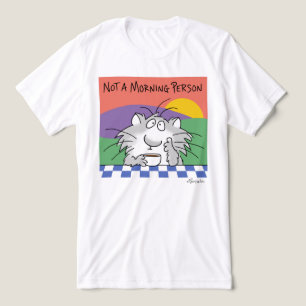 Camiseta NÃO UMA PESSOA DE MANHÃ por Sandra Boynton