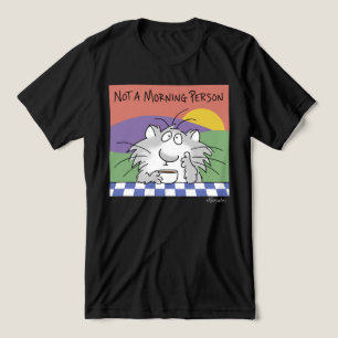 Camiseta NÃO UMA PESSOA DE MANHÃ por Sandra Boynton
