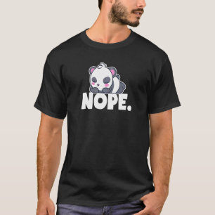 Camiseta Não Urso Panda Preguiçoso Animal