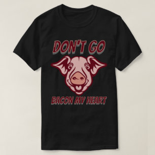 Camiseta NÃO VÁ BATER O MEU CORAÇÃO, presente de citação en