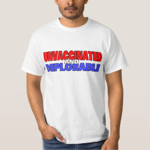 Camiseta Não vacinado e deplorável