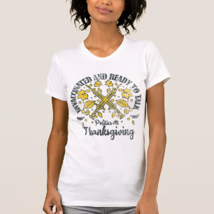 Camiseta Não Vacinados E Prontos Para Falar Política Em Obr