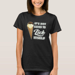 Camiseta Não vai deixar o Sorvete Cone 8