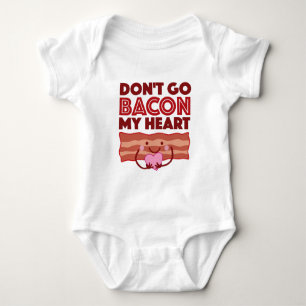 Camiseta Não vai o bacon meu coração