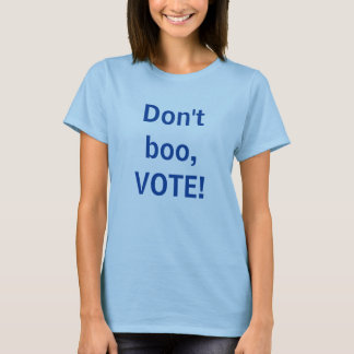 Camiseta Não vai vaiar, VOTE