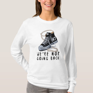 Camiseta Não Vamos Voltar 2024 Kamala Harris Tênis 