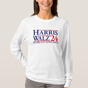 Camiseta Não Vamos Voltar Kamala Harris Waltz 2024