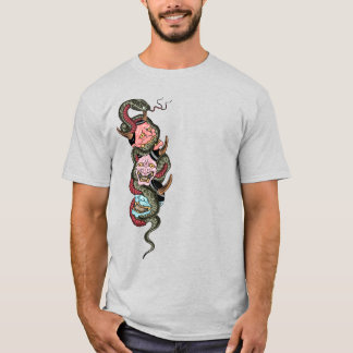 Camiseta Não veja mau, não fale mau, não ouça mau
