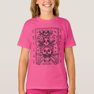 CAMISETA NÃO VEJA NENHUMA TRITURA DE ESQUELETO DE MAU CEMET
