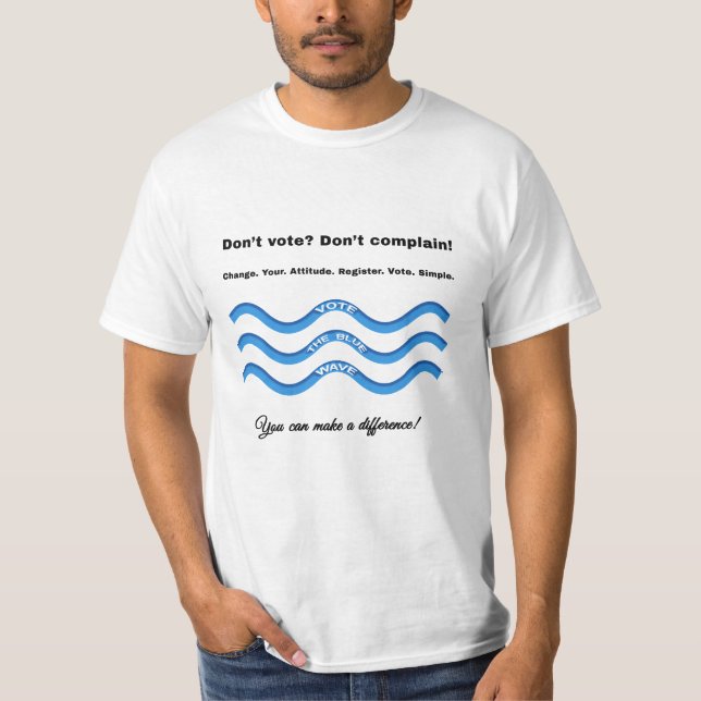 Camiseta Não vota? Não reclame! (Frente)