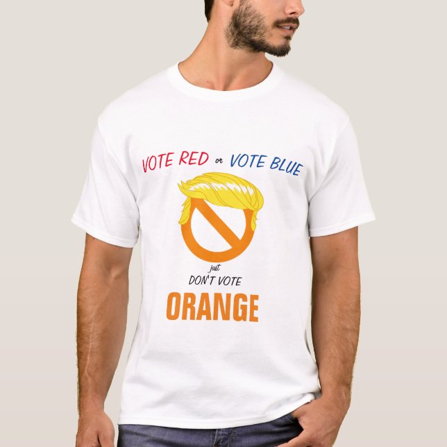 Camiseta Não Vote Laranja (Frente)