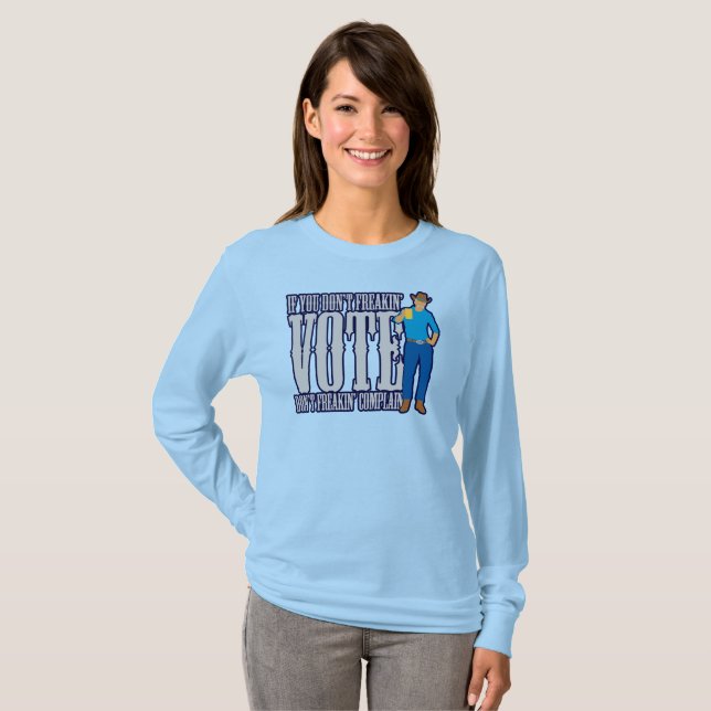 Camiseta Não VOTE Não Reclamar (Frente Completa)