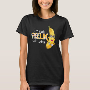 Camiseta Não vou despejar bem hoje mulheres Banana Amarelo 
