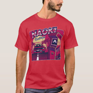 Camiseta Naoki Personalizado Gamer Antigo 80s 90s