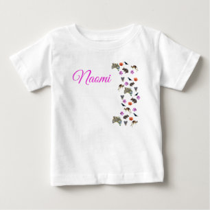 Camiseta Naomi, Nome Com Vida Selvagem Australiana,