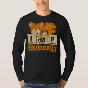 Camiseta Nap Animal Dormindo Tigre Mesa Periódica Tigre