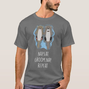 Camiseta Nap Comer Noite Repetir Novamente O Hobby Do Pão D