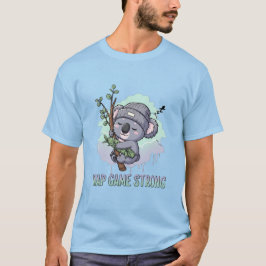 Camiseta Nap Game Strong – Cute Sleeping Koala 
