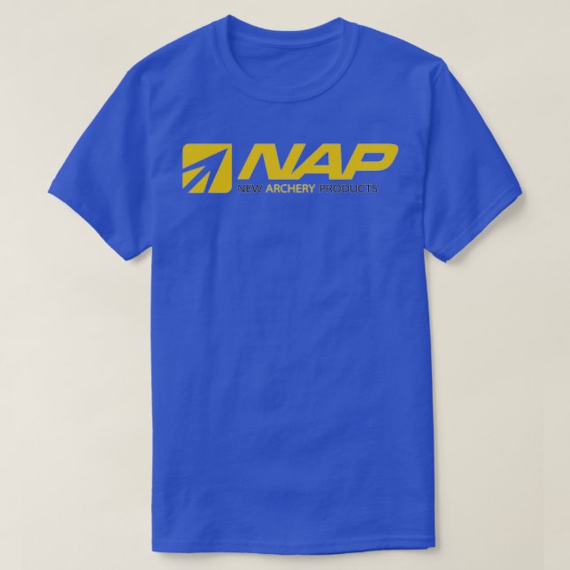 CAMISETA NAP NOVOS PRODUTOS DE ARQUÉRIO (Frente do Design)
