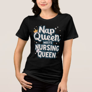 Camiseta Nap Queen Enfermou Rainha