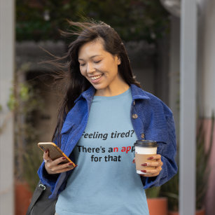 Camiseta Nap sentindo cansaço do humor do geek do aplicativ